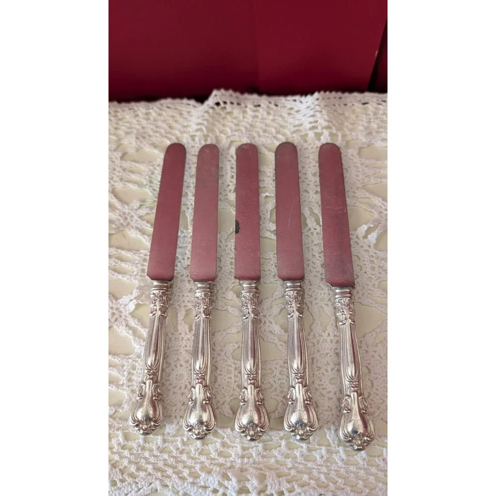 5 Antique Gorham Chantilly Sterling 8.5